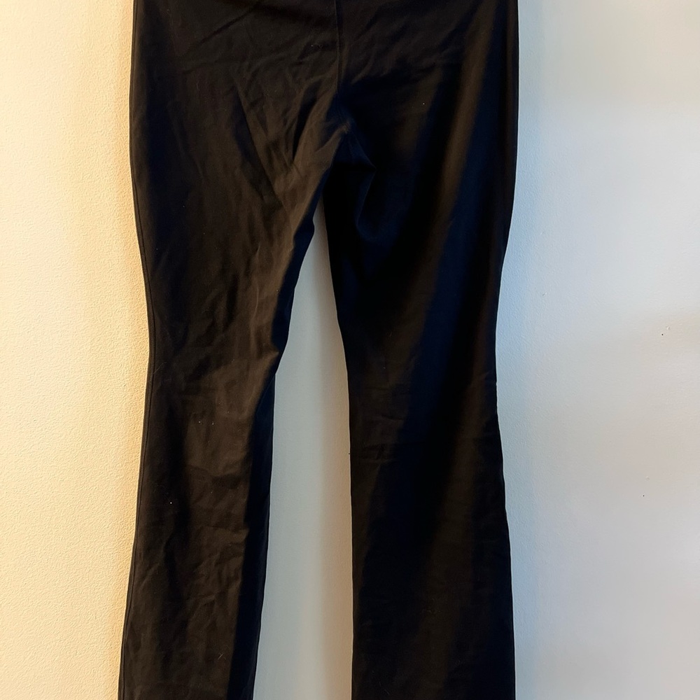 Black TNA flare yoga pants